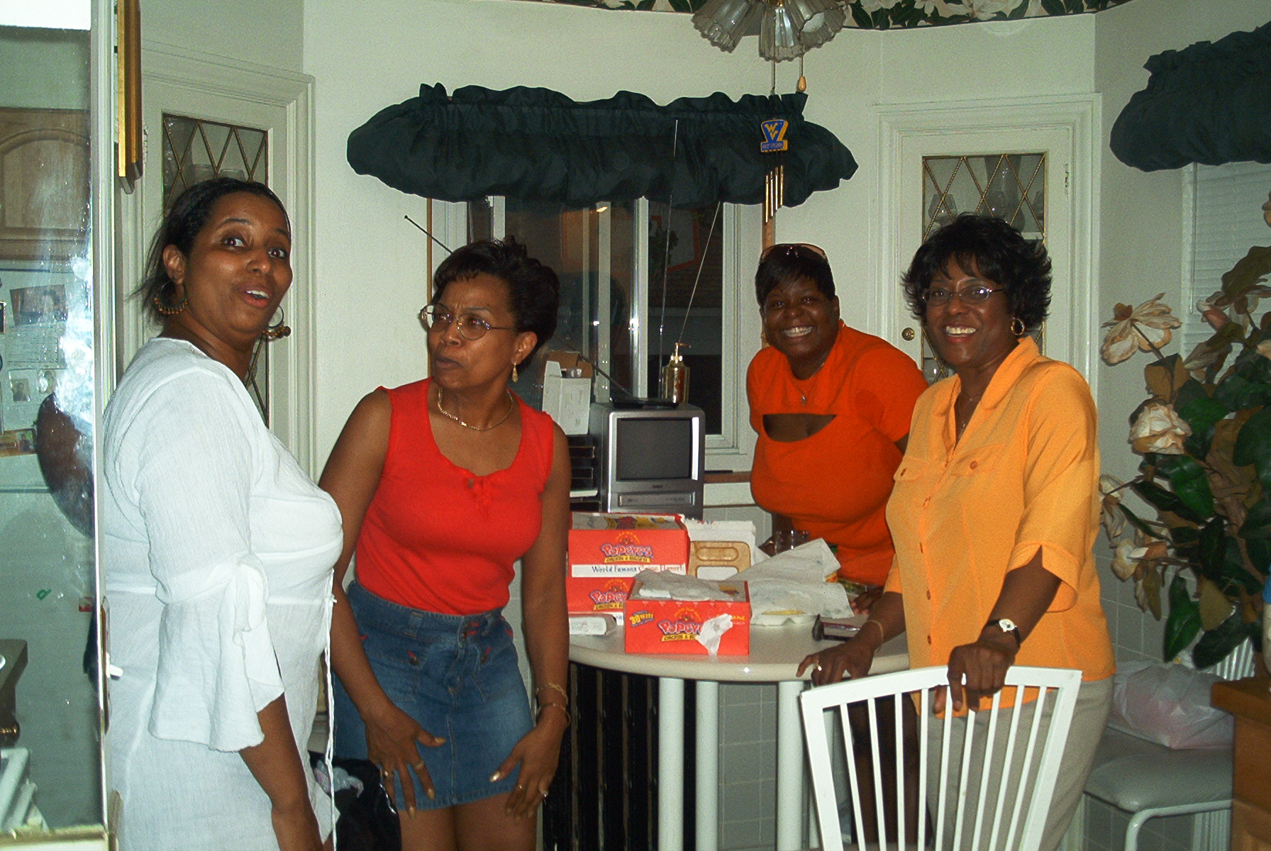 Aunts Tara, Robin, Beverly, and Mom