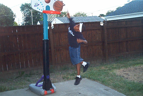 Cousin Julius dunking