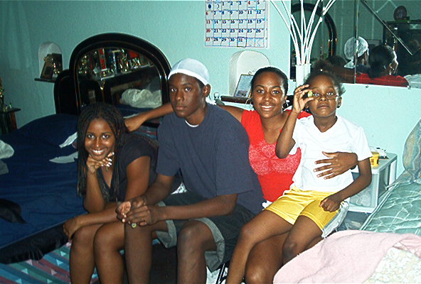 Cousins Janay, Ira, Danielle, and Alexis