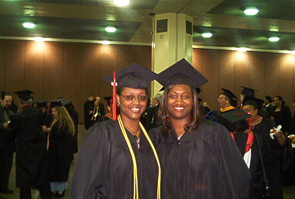 Me and Shameakia (we also went to high school together)