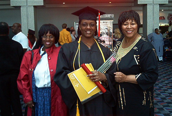 My aunts Sheila and Linda with me