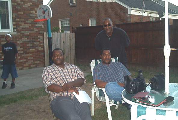 Uncles Milton, Maurice, and Charles (standing)